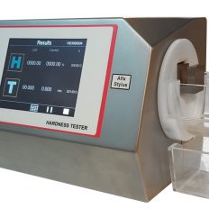 Two-parameter tablet hardness tester